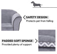 Load image into Gallery viewer, Sausage Dog Box Grey Zig Zag Bed/Sofa