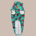 Load image into Gallery viewer, Top Dog Teal Circus Dachshund Fleece Jumper / Sweater | Sausage Dog Box