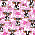Load image into Gallery viewer, Pink Cow Dachshund Dog Lead / Leash