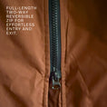 Load image into Gallery viewer, dachshund themed robe coat with premium zips in waterproof fabric for humans and dachshund owners
