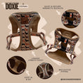 Load image into Gallery viewer, Features of the Sausage Dog Box Doxie StepMag magnetic dachshund harness
