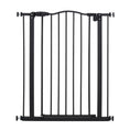 Load image into Gallery viewer, SDB 74-84cm Adjustable Metal Pet Gate Safety Barrier w/ Auto-Close Door Black
