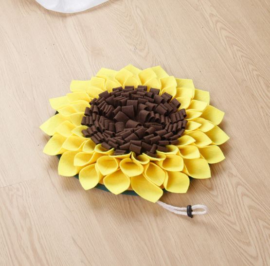 Sausage Dog Box, Dachshund Sunflower Anxiety Snuffle Mat