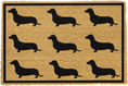 Load image into Gallery viewer, Sausage Dog Box, Dachshund Doormat featuring Dachshund Sausage Dog
