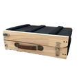 Load image into Gallery viewer, Sausage Dog Box Dachshund Ramp - High Sofa or Bed Wooden Daxie Ramp
