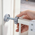 Load image into Gallery viewer, SDB Pet Safety Gate Pressure Fitted Stair Barrier w/ Auto-Close Double Lock
