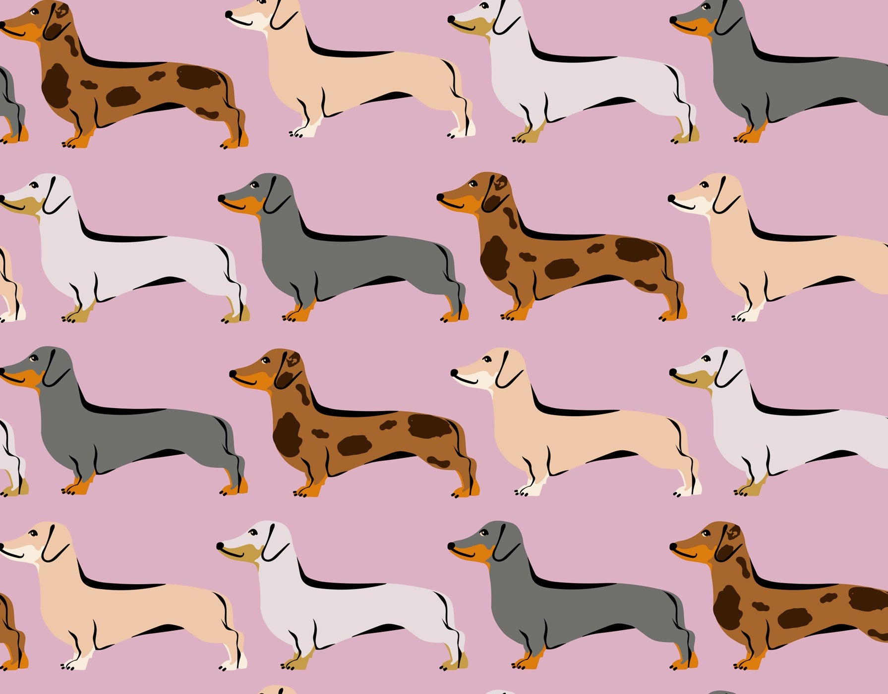 Pink Sophisticated Sausage Waterproof Polartec Fleece Dachshund Dog Coat