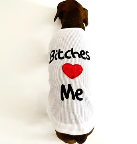 CLEARANCE - Sausage Dog Box B*tches Love Me Vest