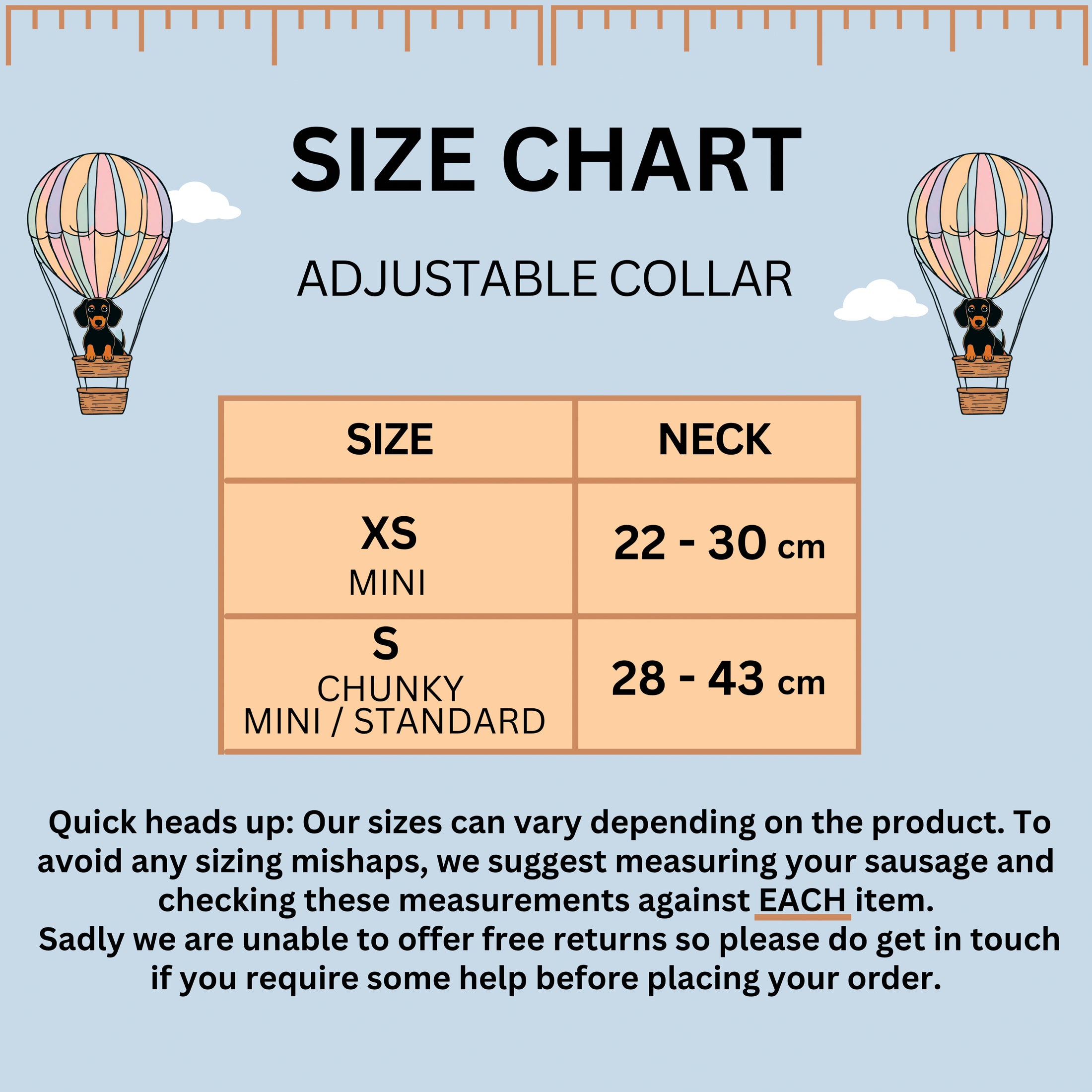 Adjustable Collar - Up Up & Away