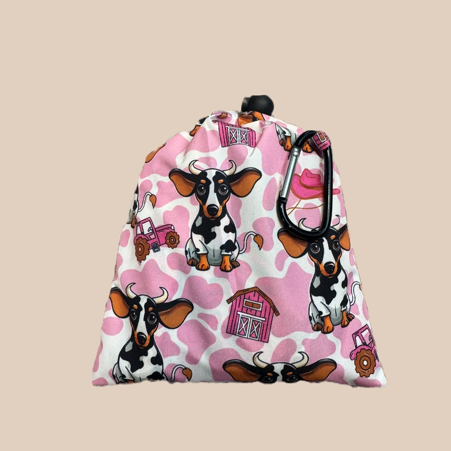 Howdy Cowgirl 'Dach-A-Mac' Dachshund Rain Mac In Bag