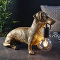Load image into Gallery viewer, Dachshund Sculpture Table Lamp Light
