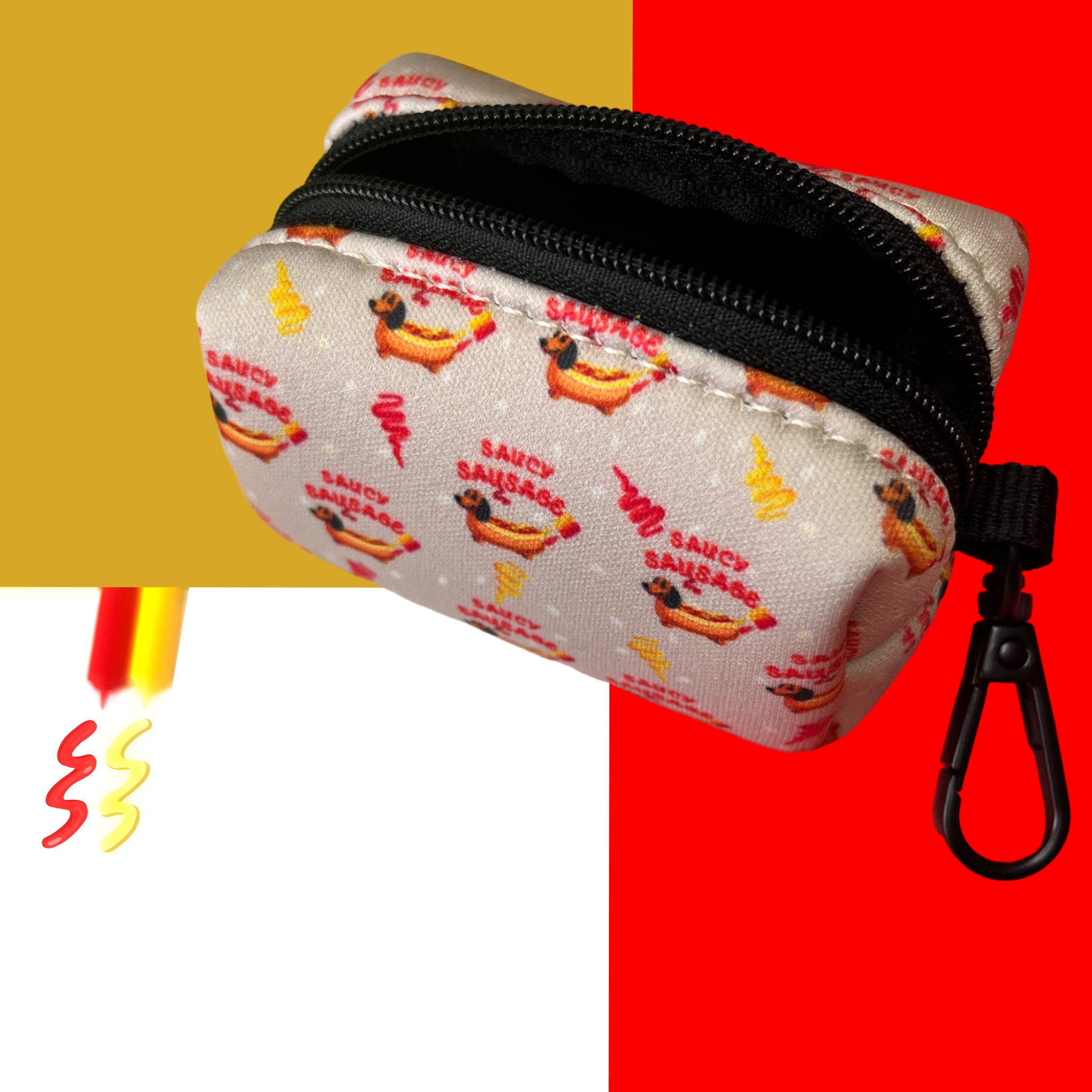 Poop Bag Holder - Saucy Sausage