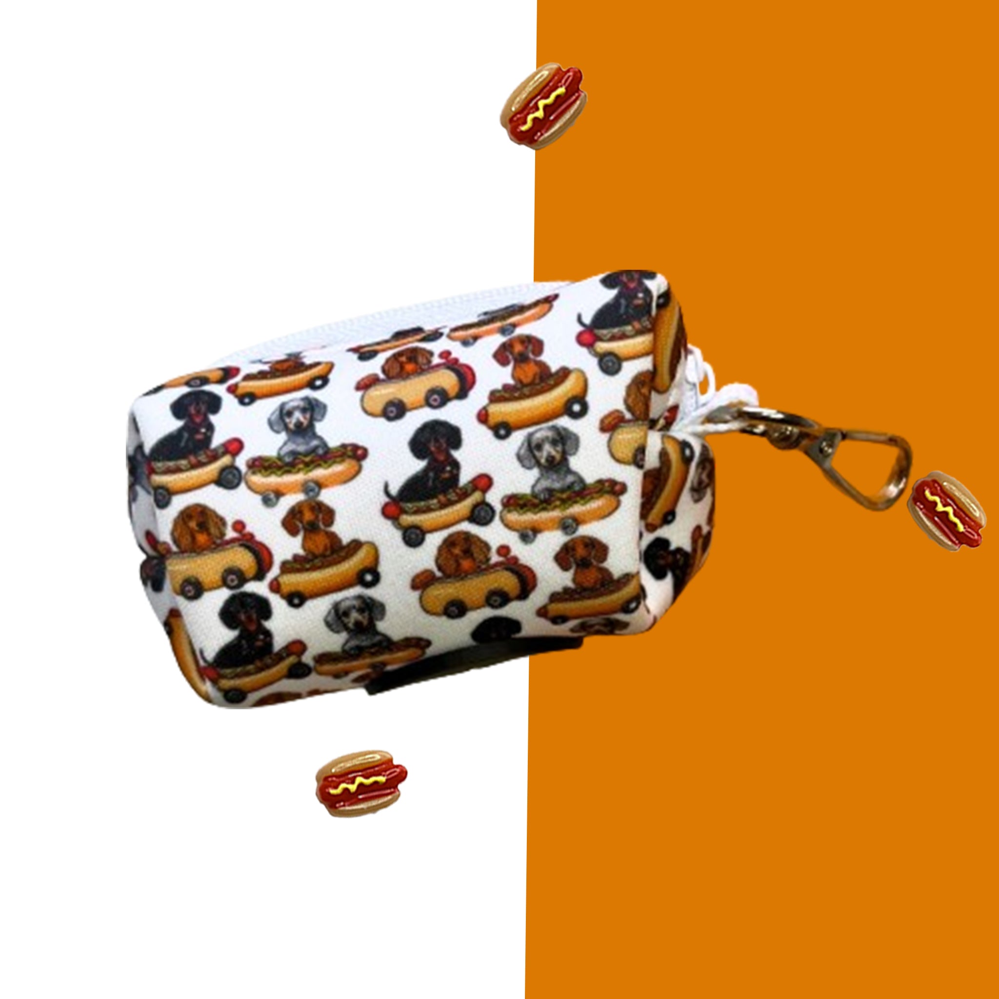 Poop Bag Holder - Weiner On Wheels