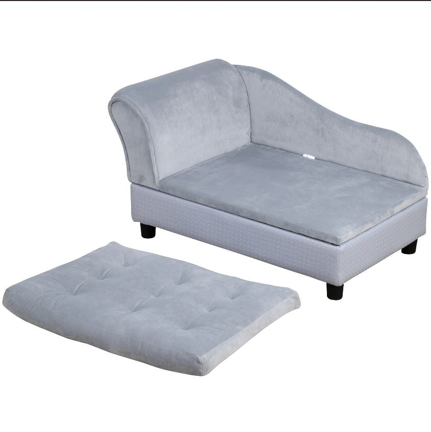 Sausage Dog Box, Dachshund Fern Chaise Longue  Sofa Bed With Storage