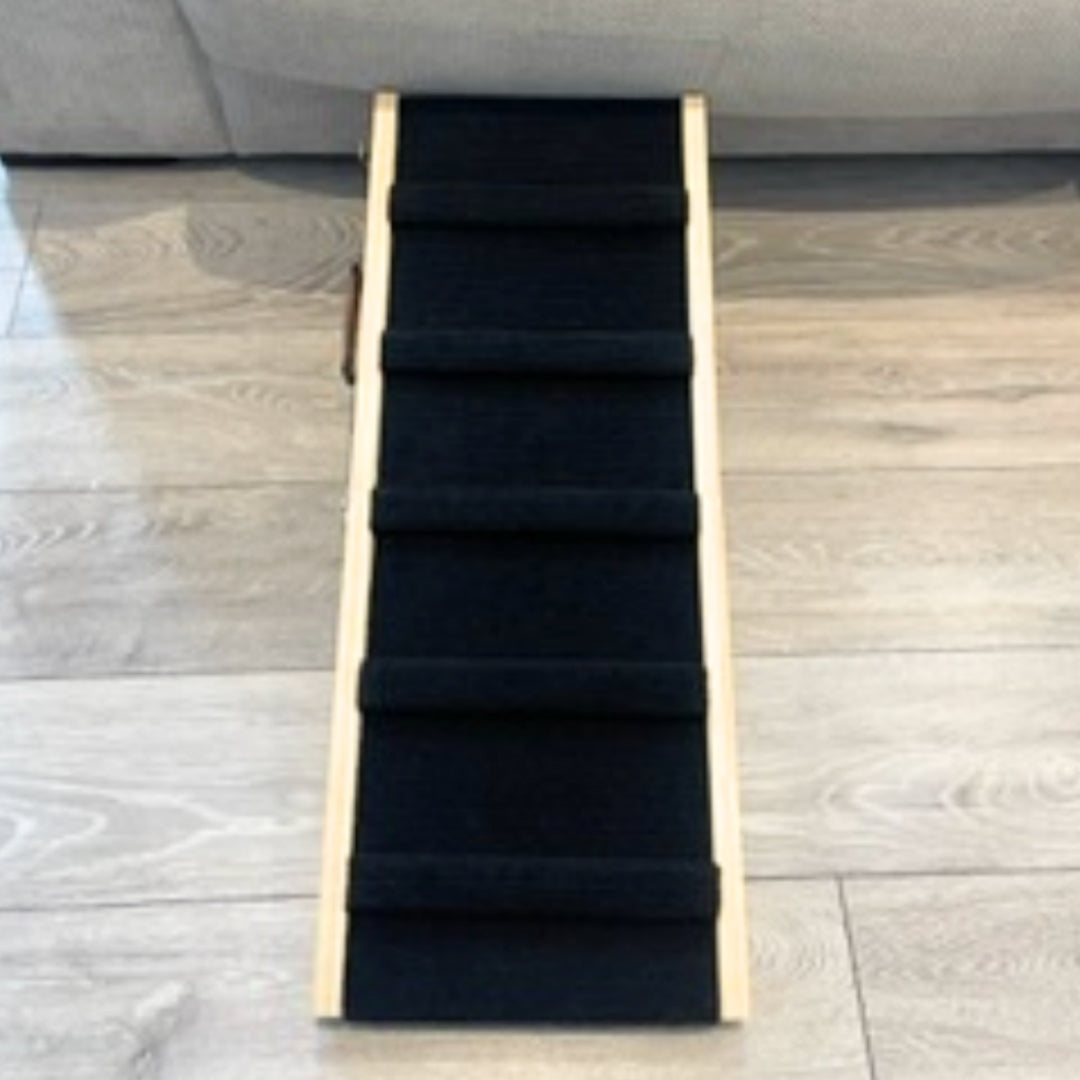 Sausage Dog Box Dachshund Ramp - High Sofa or Bed Wooden Daxie Ramp