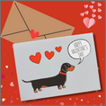 Load image into Gallery viewer, Sweet William Valentine's Day Card
