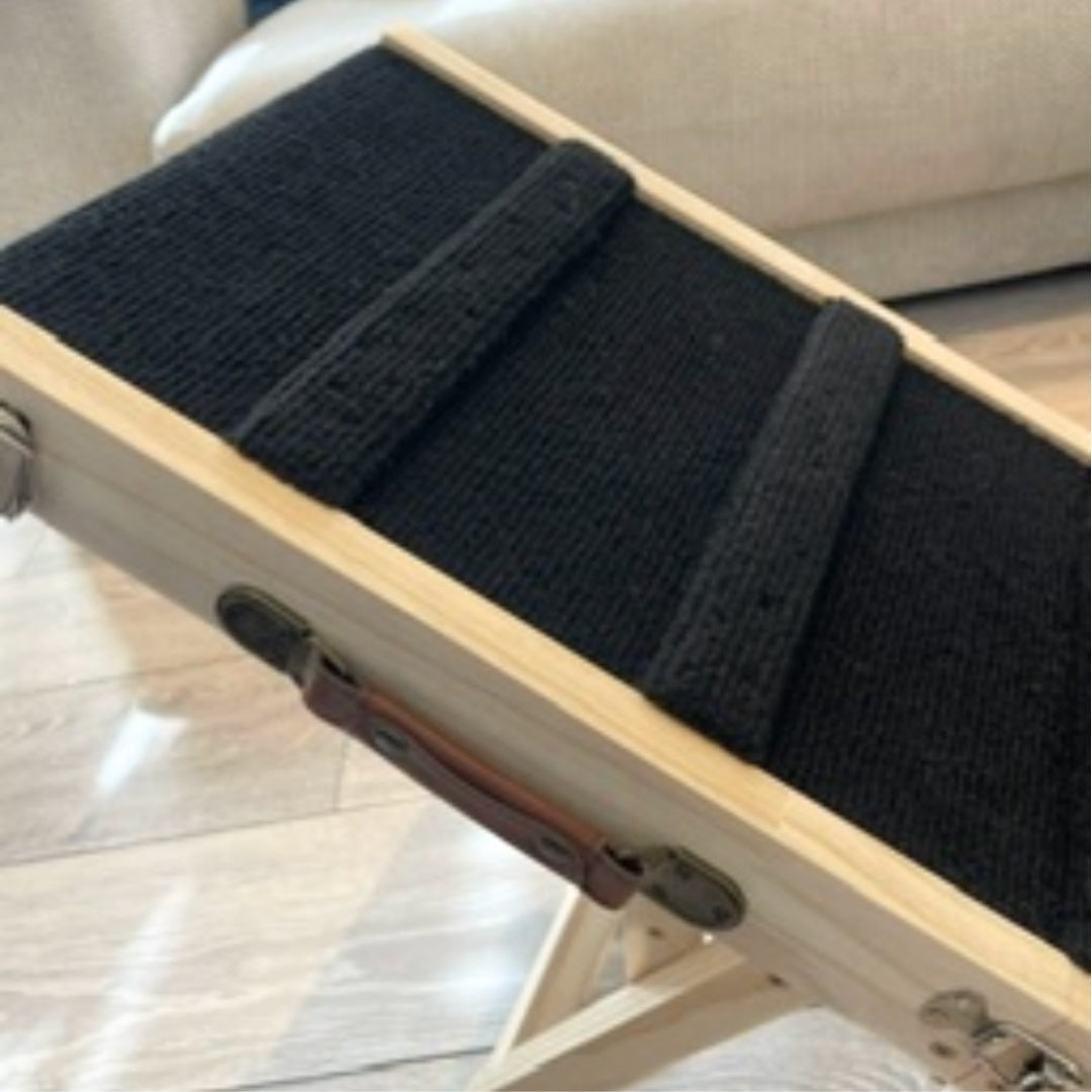 Sausage Dog Box Dachshund Ramp - High Sofa or Bed Wooden Daxie Ramp