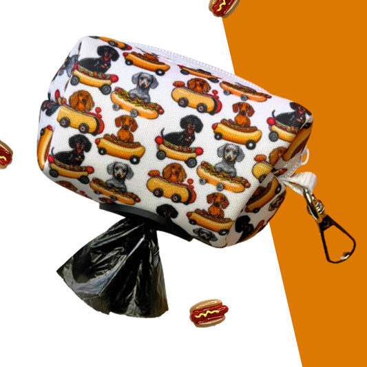 Poop Bag Holder - Weiner On Wheels