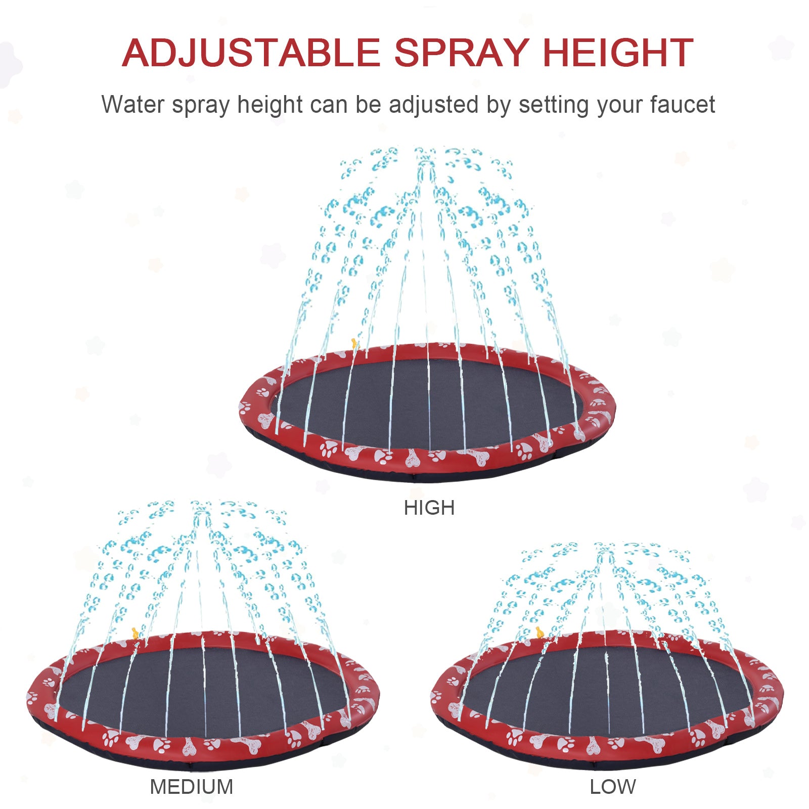 Dachshund Splash Pad Sprinkler Mat Pool