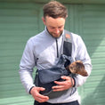 Load image into Gallery viewer, Sausage Dog Box Dachshund Puppy Sling Carrier Bag
