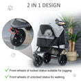 Load image into Gallery viewer, Dachshund Pram Travel Stroller / Dog Pushchair
