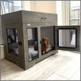 Load image into Gallery viewer, Sausage Dog Box Dachshund Crate Cage / Bed
