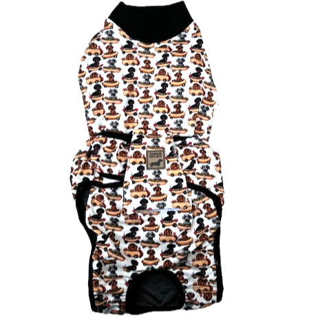 Antibacterial Dachshund Dog Surgery Suit | Sausage Dog Recovery / Allergy Outfit