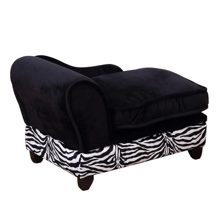 Sausage Dog Box Zebra Chaise Longue Sofa Bed With Storage