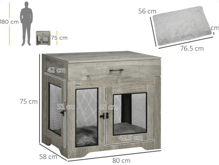 Sausage Dog Box Dachshund Crate Cage / Bed