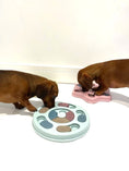 Load image into Gallery viewer, Sausage Dog Box Anxiety Round Treat Puzzle
