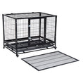 Load image into Gallery viewer, Sausage Dog Box Outdoor Metal Cage Crate With Wheels and Tray
