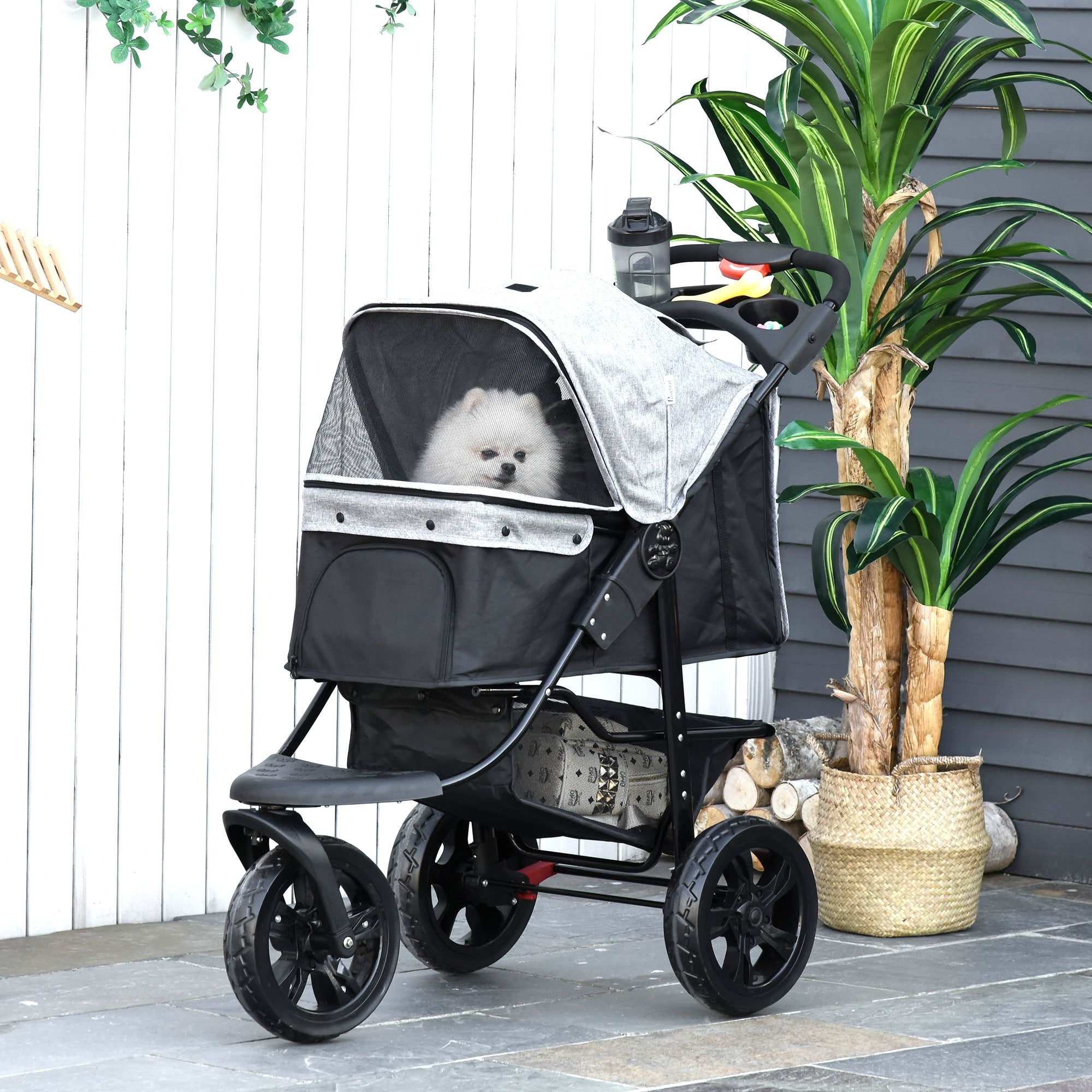 Dachshund Pram Travel Stroller / Dog Pushchair
