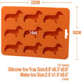 Load image into Gallery viewer, CLEARANCE - Sausage Dog Box, Dachshund Sausage Dog Ice Moulds
