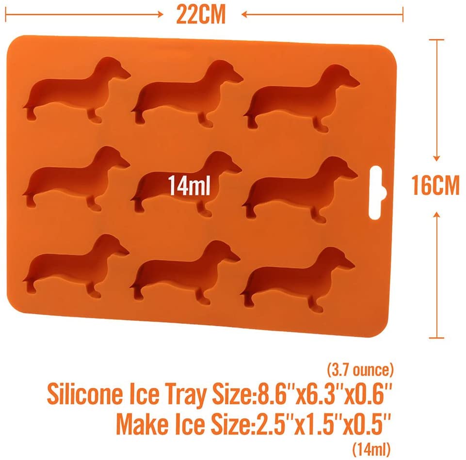 CLEARANCE - Sausage Dog Box, Dachshund Sausage Dog Ice Moulds