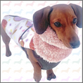 Load image into Gallery viewer, Sausage Dog Box Designer Fleece Waterproof 'Doughnut' Dachshund Coat
