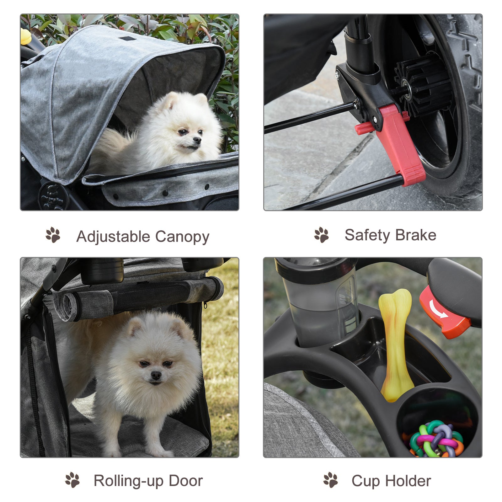 Dachshund Pram Travel Stroller / Dog Pushchair