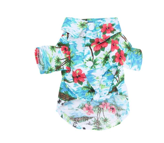 CLEARANCE - Sausage Dog Box Dachshund Hawaiian Shirt - Red Flower
