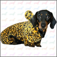 Load image into Gallery viewer, CLEARANCE - Sausage Dog Box Dachshund Cheetah Outfit
