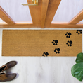 Load image into Gallery viewer, Sausage Dog Box Paw Print Double Doormat

