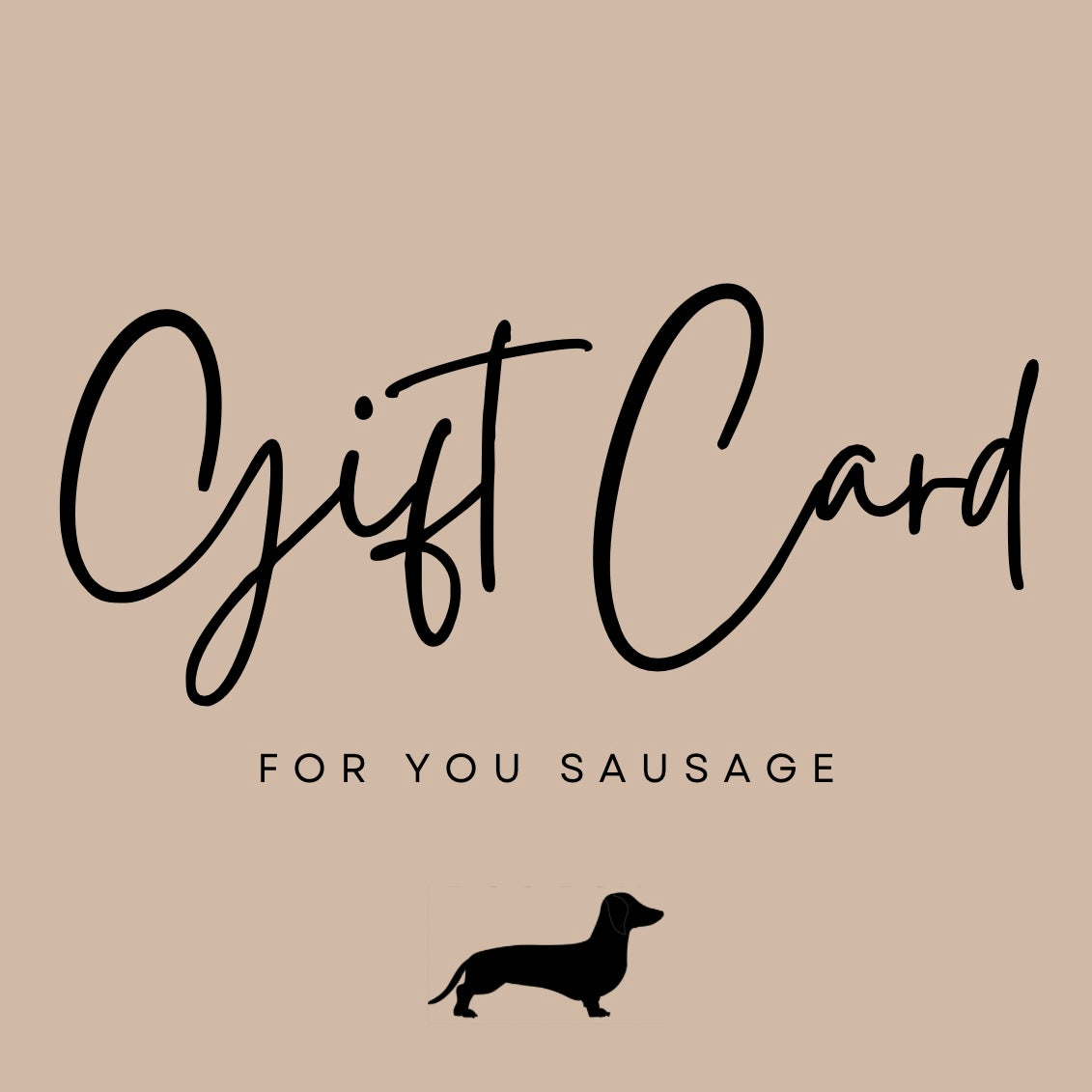 Dachshund Gift Card | Sausage Dog Box E-Gift Voucher