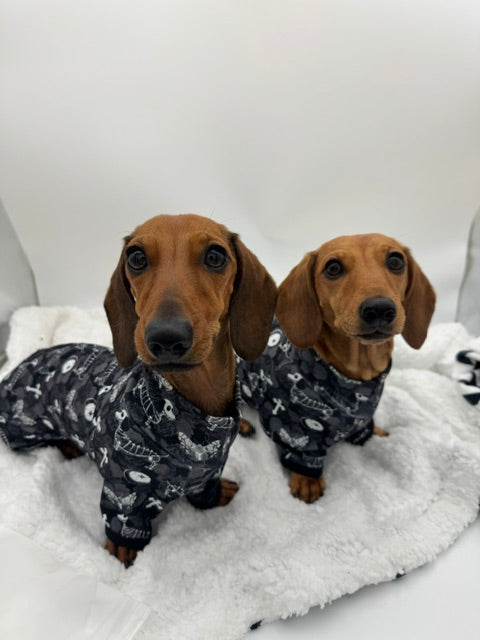 Matching Family Halloween Dachshund Print Pj’s | Twilight Doxie