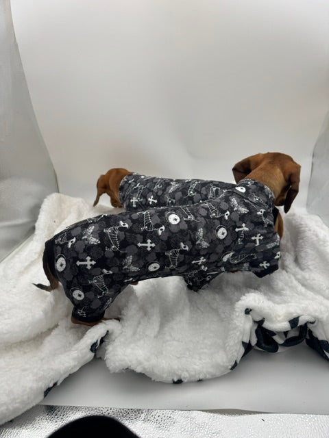 Matching Family Halloween Dachshund Print Pj’s | Twilight Doxie