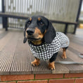 Load image into Gallery viewer, Sausage Dog Box Perfect Fit Dachshund Coat - Houndstooth
