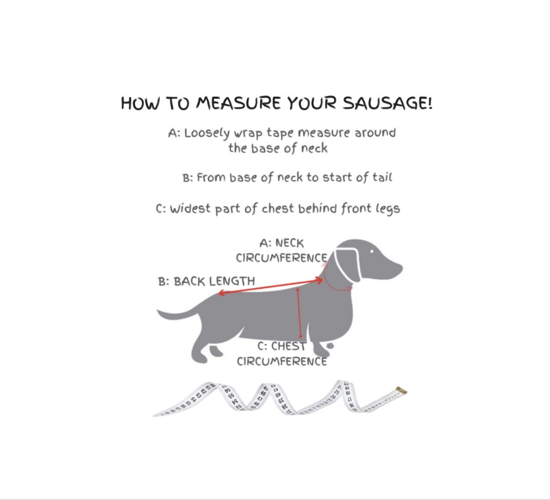 Sausage Dog Box Dachshund Reversible Plaid Coat Beige