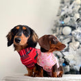 Load image into Gallery viewer, Pink Dachshund Christmas Second Skin Tee - ‘Dashin’ Through The Dough’
