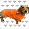 Load image into Gallery viewer, BARK AVENUE Luxury Cable Knit Jumper - Pumpkin Spice
