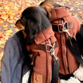 Load image into Gallery viewer, Chocolate Waterproof Dachshund Harness Fleece | DoxieDri by Sausage Dog Box
