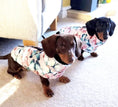 Load image into Gallery viewer, CLEARANCE - Sausage Dog Box Waterproof Puffer Step In Coat - Butterfly
