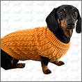 Load image into Gallery viewer, Honey Pie Luxury Cable Knit Dachshund Jumper - Sausage Dog Box
