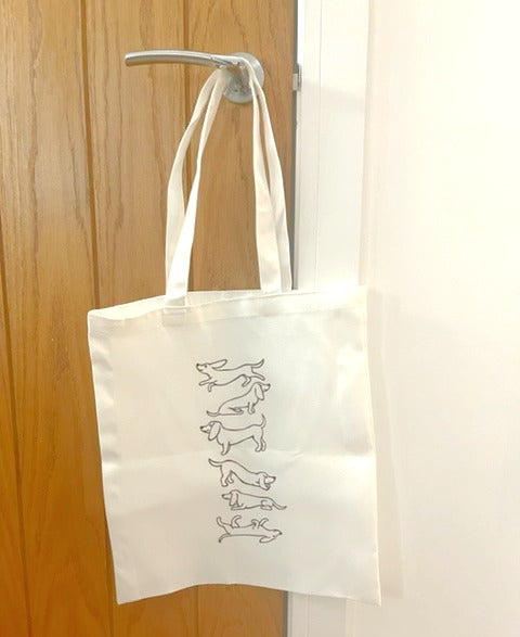 Sausage Dog Box Tote Bag
